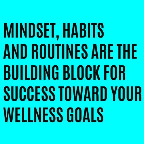 Motivational,Quotes.,Mindset,,Habits,And,Routines,Are,The,Building,Block